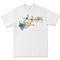 White western turquoise gun hand Premium Tee - MaliasSmallBusiness
