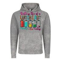 Cloud Rock Battery Life Of A lunch Lady Vintage Hoodie - BundleAndBundleShop