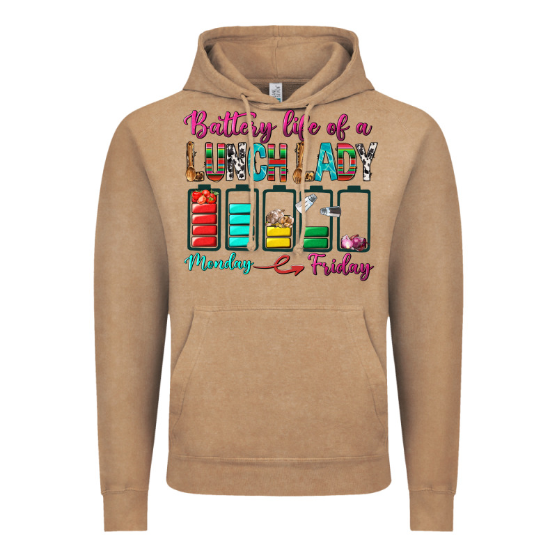 Battery Life Of A Lunch Lady Vintage Hoodie by BundleAndBundleShop | Teevron