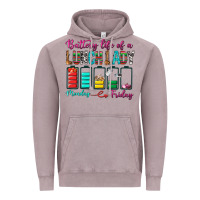 Vintage Zinc Battery Life Of A lunch Lady Vintage Hoodie - BundleAndBundleShop