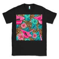 Hairdresser Hair Color Mixing Bowl And Dye Brush With Flowers And Leop Classic Tee | Teevron