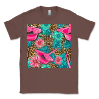 Chestnut Hairdresser Hair Color Mixing Bowl And Dye Brush With Flowers And Leop Classic Tee - BundleAndBundleShop