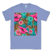 Colony Blue Hairdresser Hair Color Mixing Bowl And Dye Brush With Flowers And Leop Classic Tee - BundleAndBundleShop