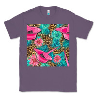Lavender Hairdresser Hair Color Mixing Bowl And Dye Brush With Flowers And Leop Classic Tee - BundleAndBundleShop