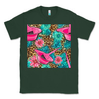 Sports Green Hairdresser Hair Color Mixing Bowl And Dye Brush With Flowers And Leop Classic Tee - BundleAndBundleShop