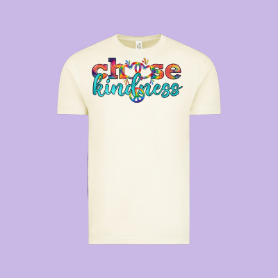 Lgbtq Choose Kindness With Heart And Peace Vintage Tee Designed By Bundleandbundleshop