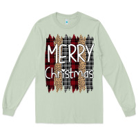 Matcha merry christmas leopard print Long Sleeve Tee - Bettercallsaul