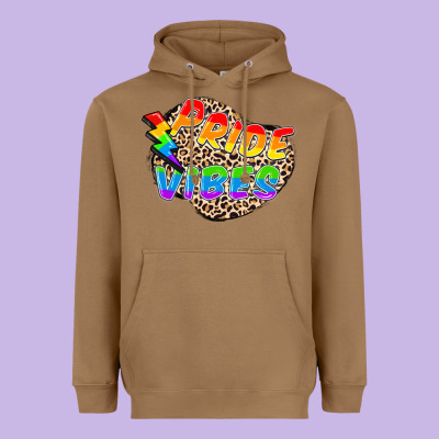 Pride Vibes Heavyweight Hoodie Designed By Fadigitalartstudio