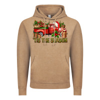 Vintage Coffee Tis' The Season Christmas Truck Vintage Hoodie - BundleAndBundleShop
