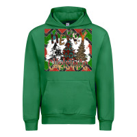 Emerald merry Christmas Urban Hoodie - CowhideDigitalArt