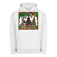 Pigment Lunar Rock merry Christmas Urban Hoodie - CowhideDigitalArt