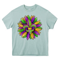 Mardi Gras Carnival Sunflower Heavy Core Tee | Teevron