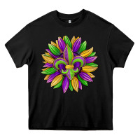 Black mardi gras carnival sunflower Heavy Core Tee - Jasminsmagicworld