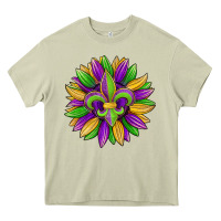 Mossy mardi gras carnival sunflower Heavy Core Tee - Jasminsmagicworld