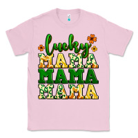 Bubblegum Pink lucky mama mama mama  St. Patrick's Classic Tee - LillyAllenDesigns