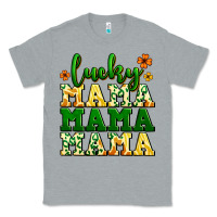 Heather Grey lucky mama mama mama  St. Patrick's Classic Tee - LillyAllenDesigns