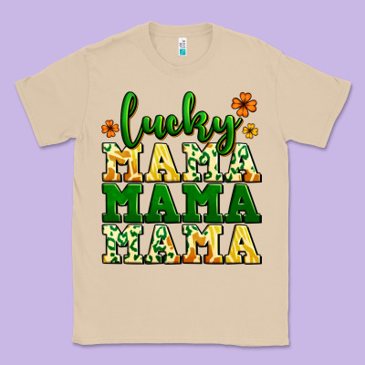 Lucky Mama Mama Mama  St. Patrick's Classic Tee Designed By Lillyallendesigns