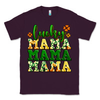 Plum lucky mama mama mama  St. Patrick's Classic Tee - LillyAllenDesigns