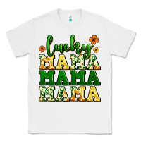 White lucky mama mama mama  St. Patrick's Classic Tee - LillyAllenDesigns