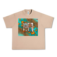 Burro Fall Autumn Leopard Serape Mama Urban Heavy Tee - LillyAllenDesigns