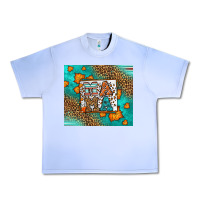 Grape Ice Fall Autumn Leopard Serape Mama Urban Heavy Tee - LillyAllenDesigns