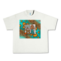 Pistachio Fall Autumn Leopard Serape Mama Urban Heavy Tee - LillyAllenDesigns
