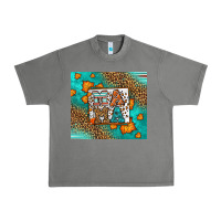 Tornado Fall Autumn Leopard Serape Mama Urban Heavy Tee - LillyAllenDesigns