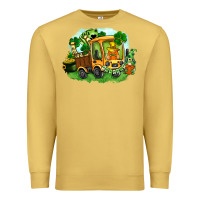 Antique Gold truck saint patricks day Premium Sweatshirt - FaDigitalArtStudio