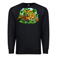 Black truck saint patricks day Premium Sweatshirt - FaDigitalArtStudio
