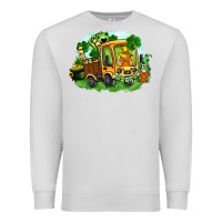 Dove Grey truck saint patricks day Premium Sweatshirt - FaDigitalArtStudio