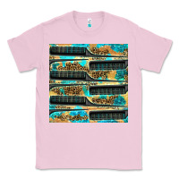 Bubblegum Pink Hairdresser Parting Comb With Leopard And Glitter Seamless Pattern Bbs Classic Tee - BundleAndBundleShop