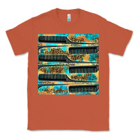 Copper Hairdresser Parting Comb With Leopard And Glitter Seamless Pattern Bbs Classic Tee - BundleAndBundleShop