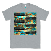Heather Grey Hairdresser Parting Comb With Leopard And Glitter Seamless Pattern Bbs Classic Tee - BundleAndBundleShop