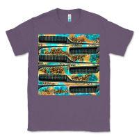Lavender Hairdresser Parting Comb With Leopard And Glitter Seamless Pattern Bbs Classic Tee - BundleAndBundleShop