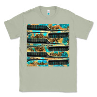 Matcha Hairdresser Parting Comb With Leopard And Glitter Seamless Pattern Bbs Classic Tee - BundleAndBundleShop