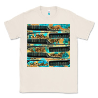 Natural Hairdresser Parting Comb With Leopard And Glitter Seamless Pattern Bbs Classic Tee - BundleAndBundleShop