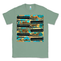 Sage Hairdresser Parting Comb With Leopard And Glitter Seamless Pattern Bbs Classic Tee - BundleAndBundleShop