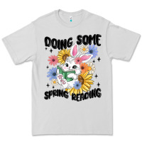 Dove Grey doing some spring reading Premium Tee - MaliasSmallBusiness