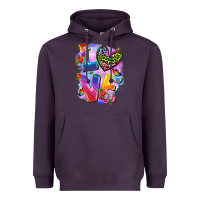 Plum Love pride Heavyweight Hoodie - FaDigitalArtStudio