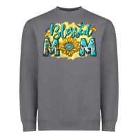Storm Blessed Mom with Sunflowers Heavyweight Sweatshirt - texasbilliewilder