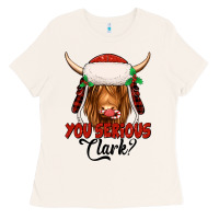 Bone you serious clark highland cow Ladies Tee - Jasminsmagicworld