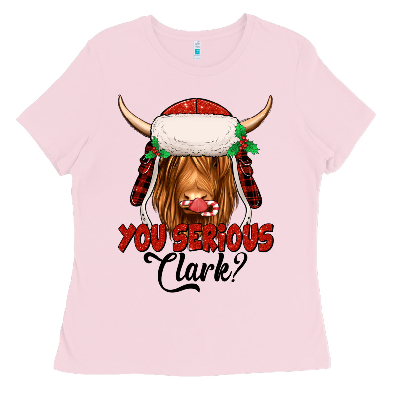 You Serious Clark Highland Cow Ladies Tee by Jasminsmagicworld | Teevron