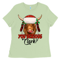 Matcha you serious clark highland cow Ladies Tee - Jasminsmagicworld