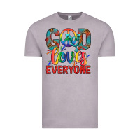 Vintage Zinc Lgbtq God Loves Everyone With Unicorn Vintage Tee - BundleAndBundleShop