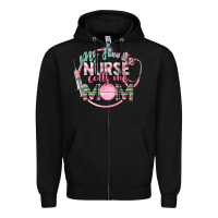 Black my favorite nurse calls me mom Zipper Hoodie - CowGirlArtShop