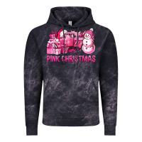Cloud Black Pink Christmas Truck Vintage Hoodie - BundleAndBundleShop