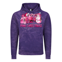 Cloud Purple Pink Christmas Truck Vintage Hoodie - BundleAndBundleShop