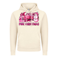 Vintage Artic Pink Christmas Truck Vintage Hoodie - BundleAndBundleShop