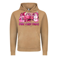 Vintage Camel Pink Christmas Truck Vintage Hoodie - BundleAndBundleShop