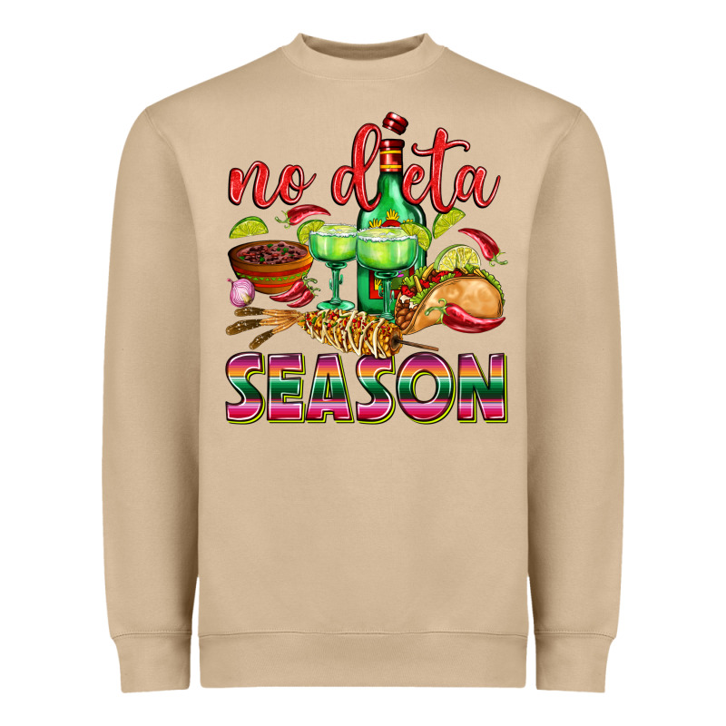No Dieta Season Heavyweight Sweatshirt by texasbilliewilder | Teevron